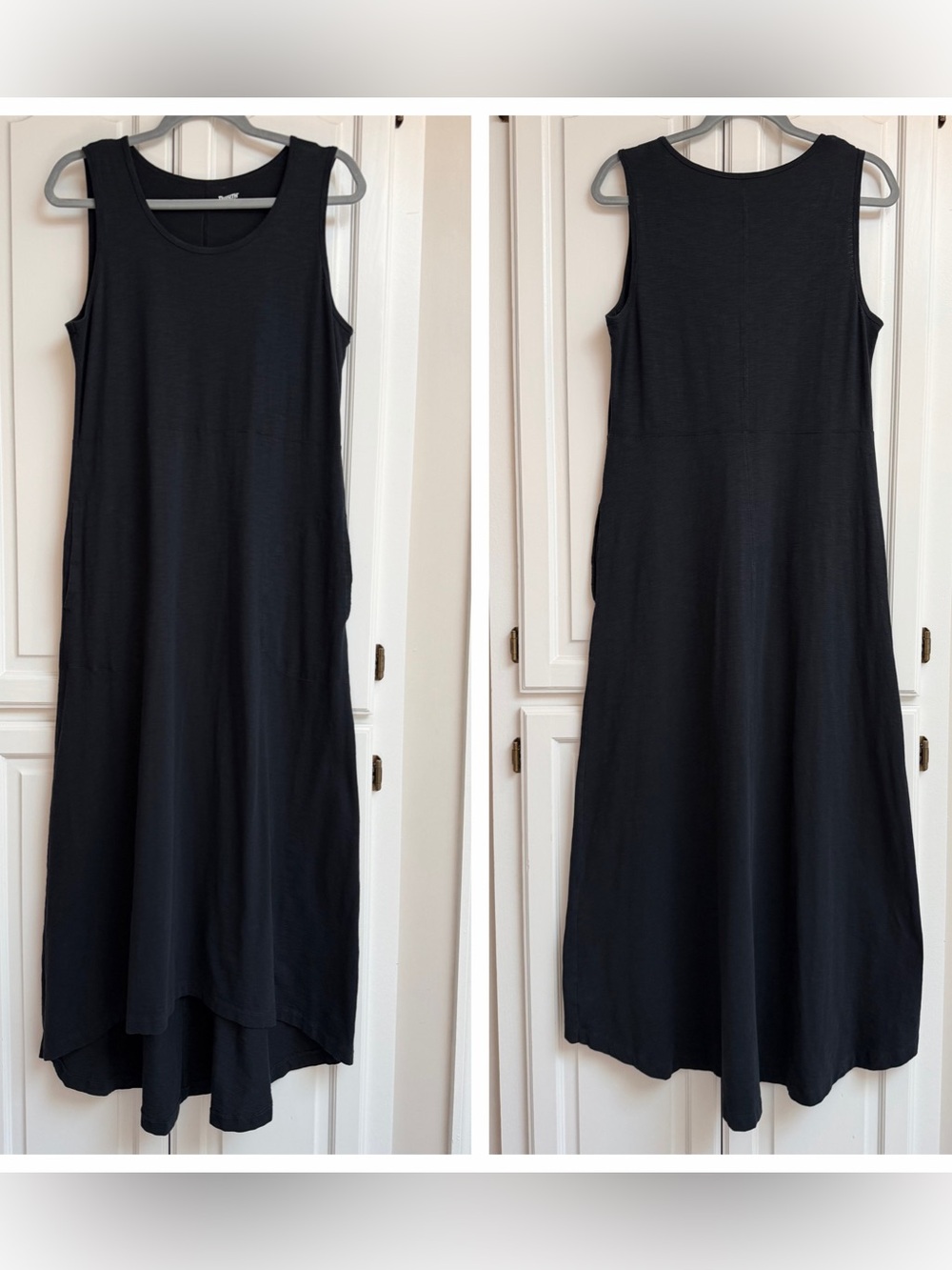 Duluth Trading Co To ‘N’ Flow Maxi Dress in Black Size Medium